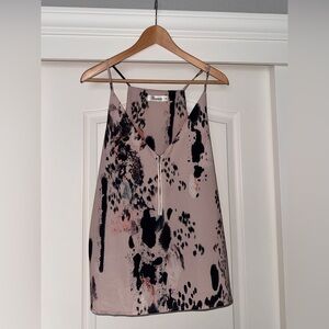 St. Frock Abstract Print Tank Top
